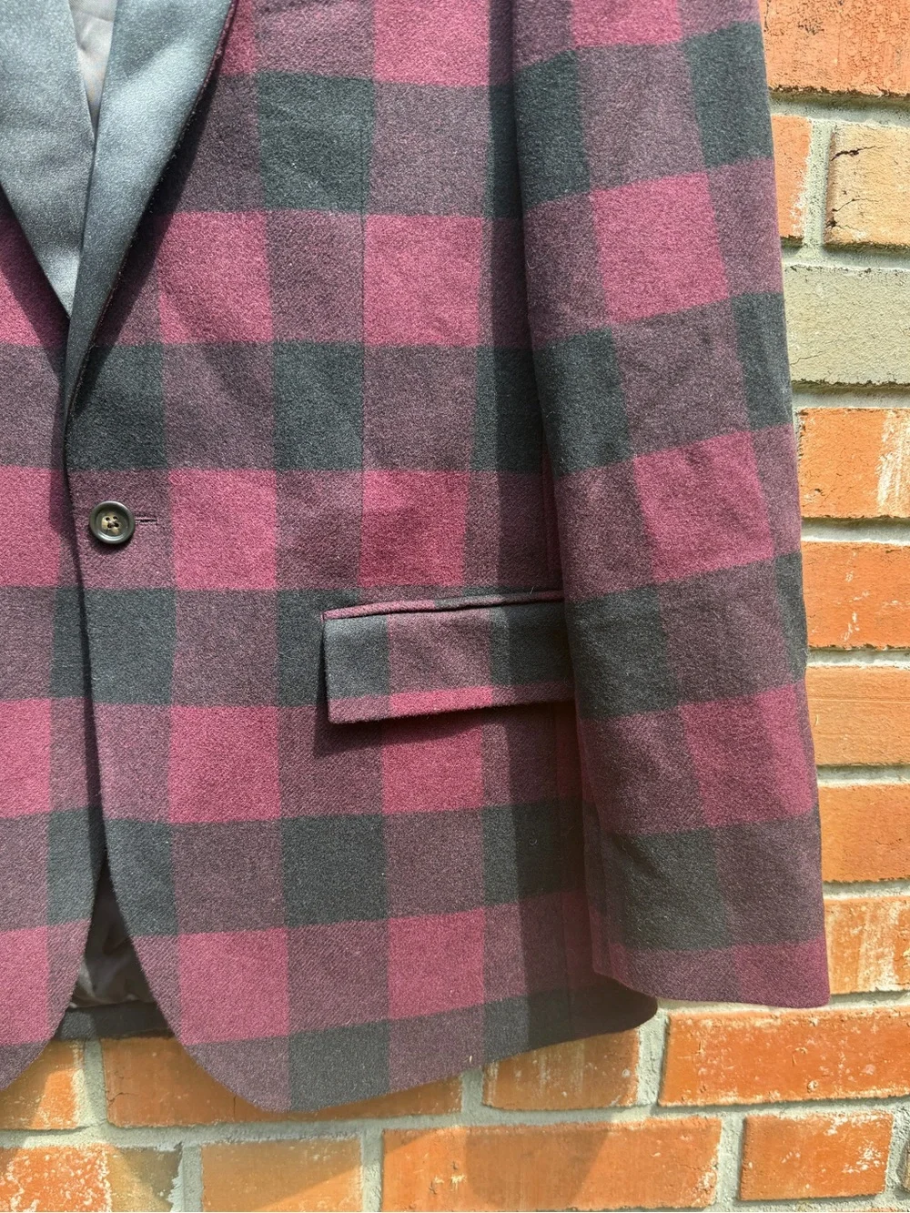 J.Crew Ludlow Slim-fit Buffalo Check Italian Wool Jacket
